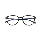 Huitich black frame blue light glasses designed as anti radiation eyeglasses UAE with clear lenses